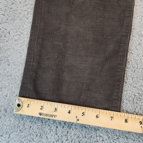 J Crew 770 Corduroy Pants Mens 33x30 Charcoal Gray Straight Leg 5 Pockets Casual - Picture 10 of 11